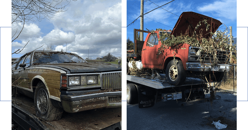 JUNK CAR TOWING